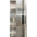 Ver imagem 6 de Porta Palheta de Alumínio 210 X 80cm Linha 25 Esquadrias Bergamo Abertura Esquerda