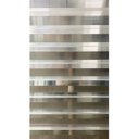 Ver imagem 5 de Porta Palheta de Alumínio 210 X 90cm Linha 25 Esquadrias Bergamo Abertura Esquerda