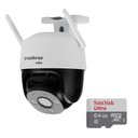 Ver imagem 1 de Câmera Wi-fi IM7 Full Color Intelbras Externa 360° + 64GB
