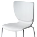 Ver imagem 5 de Cadeira Empilhável Base Aço Tubular Mono Branco