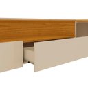 Ver imagem 5 de Rack para Tv até 75 Polegadas 2 Portas 2 Gavetas Infinity Off White 230cm