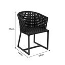 Ver imagem 4 de Poltrona Design Moderno Confortavel para Ambientes Elegantes Preta Belga