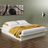 Cama Japonesa King Size Baixa sem Cabeceira Mdf Tw29 Dalla Costa - Off White - 1