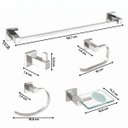 Ver imagem 4 de Kit de Acessório para Banheiro Athena 26310 Meber - Cromado
