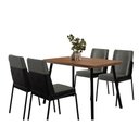 Ver imagem 2 de Conjunto Sala de Jantar 4 Cadeiras San Lorenzo Carraro