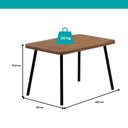 Ver imagem 4 de Conjunto Sala de Jantar 4 Cadeiras San Lorenzo Carraro  