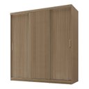 Ver imagem 2 de Guarda-Roupa 3 Portas Araçá CabeCasa MadeiraOriginals Marrom/Nogueira
