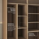 Ver imagem 5 de Guarda-Roupa 3 Portas Araçá CabeCasa MadeiraOriginals