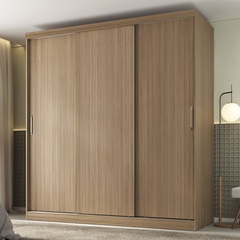 Guarda-Roupa 3 Portas Araçá CabeCasa MadeiraOriginals
