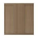 Ver imagem 7 de Guarda-Roupa 3 Portas Araçá CabeCasa MadeiraOriginals Marrom/Nogueira