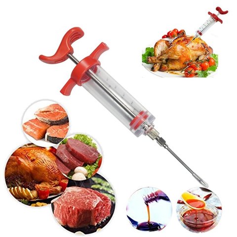 Seringa Injetora de Marinada Walfos, Seringa Profissional para Tempero para Cozinha