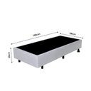 Ver imagem 2 de Base Box Solteiro Reforçado 88x188x38cm
