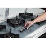 Fogão Cooktop Fischer 5q Tc Infinity Gás Mesa Vidro - 3