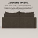 Ver imagem 7 de Sofá Cama Retrátil em Madeira Eucalipto e Veludo 200cm Flórida