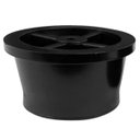 Ver imagem 2 de 20 Pés Sapata para Móveis Plástico Preto 2cm - Sofá, Puffs, Poltranas e Outros