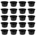 Ver imagem 1 de 20 Pés Sapata para Móveis Plástico Preto 2cm - Sofá, Puffs, Poltranas e Outros