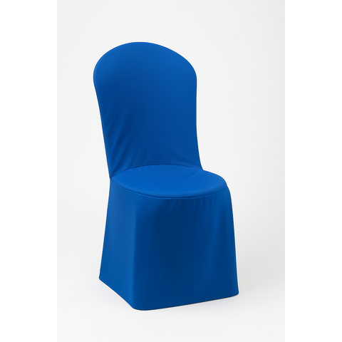 Capa Cadeira Plástico sem Braço, Bar, Restaurante e Eventos:azul Royal