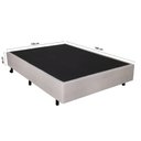 Ver imagem 2 de Cama Box Casal Estrutura em Madeira Maciça 138x188x38cm