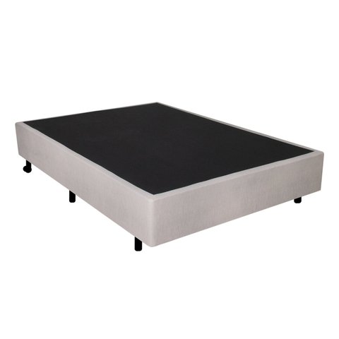 Cama Box Casal Estrutura em Madeira Maciça 138x188x38cm