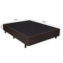 Ver imagem 2 de Cama Box Casal Estrutura em Madeira Maciça 138x188x38cm