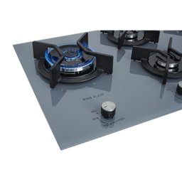 Fogao Cooktop Fischer 5q Tc Infinity Duo Gas Mesa Vidro - 3