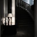 Ver imagem 5 de Abajur de Cerâmica Grande para Decoração de Sala com Cúpula de Tecido