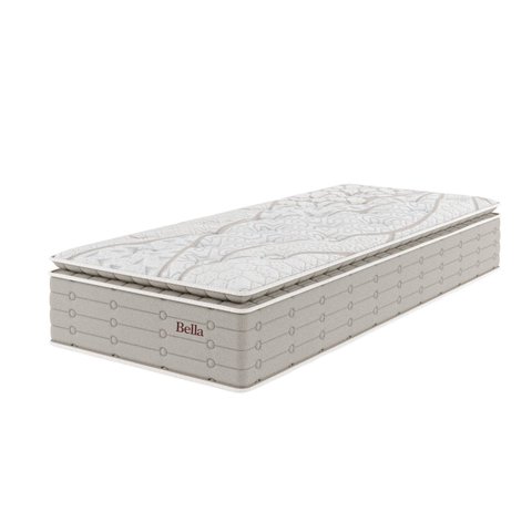 Colchão Solteiro Yescasa Mola Ensacada 188CMX88CMX 36cm Bella Bege/Boucle Nude