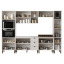 Ver imagem 5 de Cozinha Completa Modulada 6 Peças Provençal/Americano Branco/Ébano
