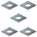 Ver imagem 2 de Kit 10 Arruela Quadrada 5/8 Galvanizada a Fogo Padrao