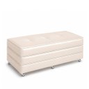 Ver imagem 1 de Puff Cama Casal Dobravel 130cm com Rodizios: Corissimo Pérola
