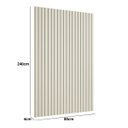 Ver imagem 5 de Painel Ripado Smart 80x240cm F970 Luna