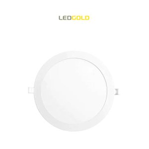 Painel Led Slim Embutir Redondo 06w Av 12ø Bivolt Aluminio