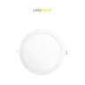 Painel Led Slim Embutir Redondo 06w Av 12ø Bivolt Aluminio - 1