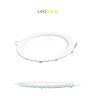 Painel Led Slim Embutir Redondo 06w Av 12ø Bivolt Aluminio - 2