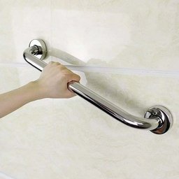 Barra de Apoio 60cm Aço Inox Kit 14 Unidades Gestante Banheiro Box Escada Suporte Corrimao Escada Re - 2
