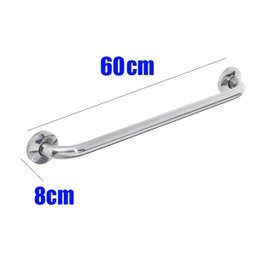 Barra de Apoio 60cm Aço Inox Kit 14 Unidades Gestante Banheiro Box Escada Suporte Corrimao Escada Re - 3
