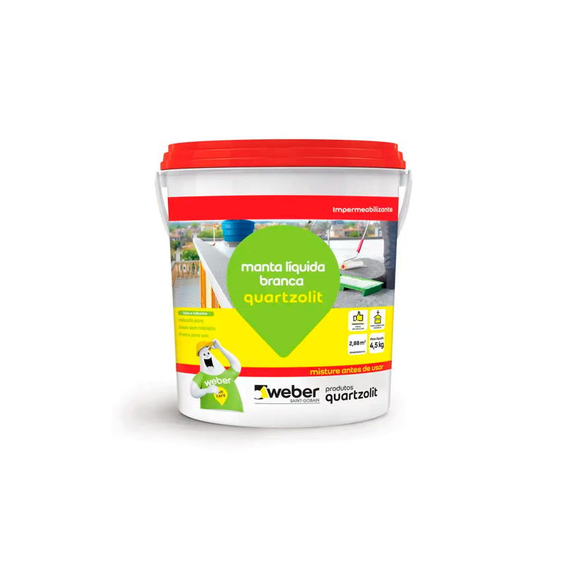 Manta Liquida Quartzolit GL 4,5KG Branco - 1