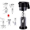 Ver imagem 3 de Abridor Automatico Saca Rolha Smart Touch Garrafa Corta Lacre Manual Vinho