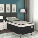 Ver imagem 4 de 6 Pes para Cama Box Solteiro Rodinhas para Moveis Pé Palito