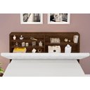Ver imagem 4 de Cabeceira Box Isabella Queen Fixação no Box MDF MDP Suede Malbec Captonê Branco Framar