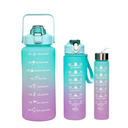 Ver imagem 1 de Kit C/ 3 Garrafas Squeeze 2l, 1l e 500ml - Todas As Ocasiões:verde