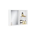 Ver imagem 4 de Cojunto para Banheiro 70cm Gabinete e Aéreo Multi Bertolini - Branco