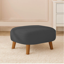 Ver mais imagens de Poltrona e Puff Amamentação Balanço Madeira Jhessy Bouclê Grafite R04 - D’Rossi