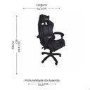 Ver imagem 2 de Cadeira Gamer para Escritório com Apoio para Braços Racer Plus