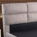 Ver imagem 6 de Cama Estofada Casal com Estrutura Reforçada e Design Moderno Urano Marrom