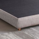 Ver imagem 5 de Cama Estofada Casal com Estrutura Reforçada e Design Moderno Urano Marrom