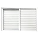 Ver imagem 4 de Janela Veneziana de Alumínio 3 Folhas 120 x 120cm Linha 25 Esquadrias Bergamo Branco