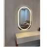 Espelho Oval com Luz de Led 90x50 Branco Frio - 1