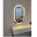 Ver imagem 1 de Espelho Oval com Luz de Led 90x50 Branco Frio