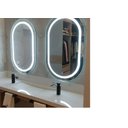 Ver imagem 2 de Espelho Oval com Luz de Led 90x50 Branco Frio